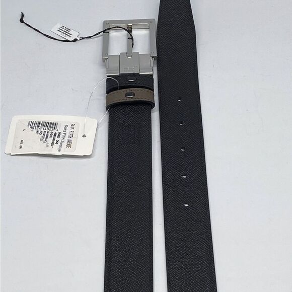 Montblanc Trapeze Adjustable & Reversible Leather Belt - Picture 4 of 9